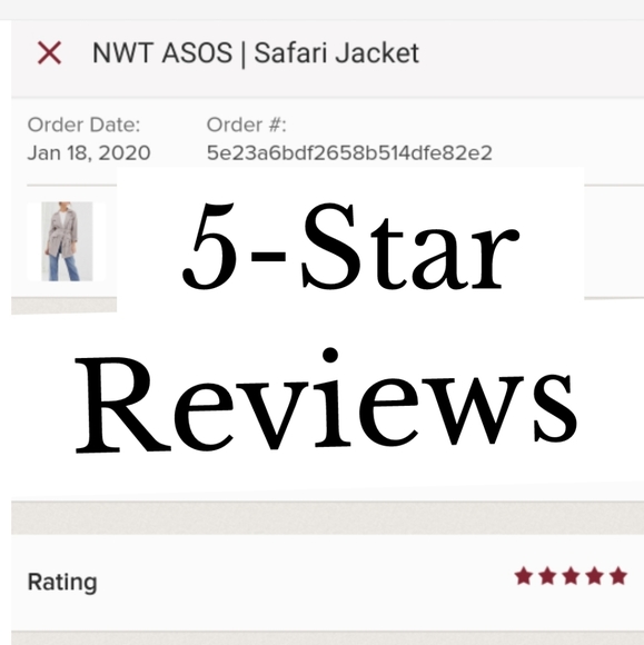 *1 Left!* NWT ASOS | Safari Jacket Sz 2 - Picture 7 of 7